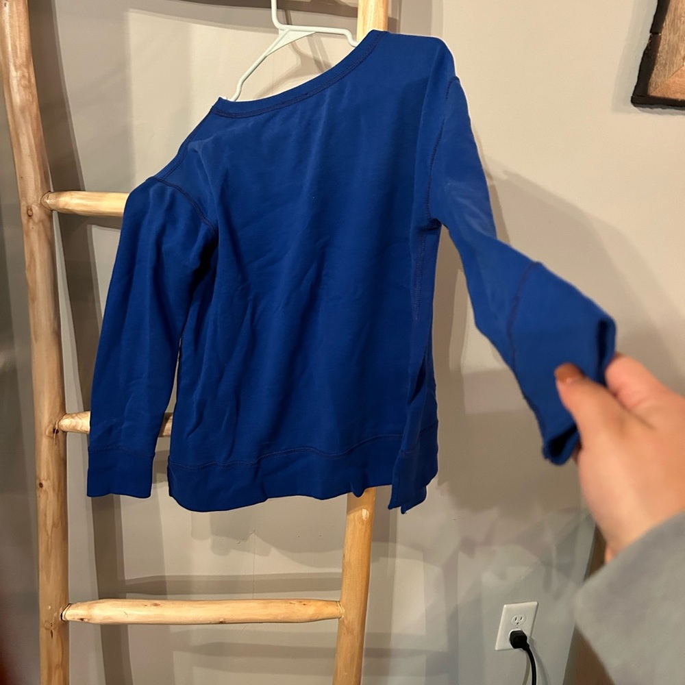 Polo by Ralph Lauren Blue Long Sleeve Sweatshirt - Picture 3 of 3